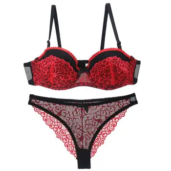 2019 Elegant bra set for women 1/2 trace + lace push up sexy luxury and romantic underwear sets
2019 Elegant bra set for women 1/2 trace + lace push up sexy luxury and romantic underwear sets