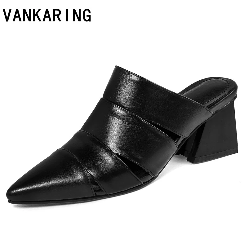 VANKARING summer women shoes genuine leather sandals slipper sexy fretwork high heels lady party dress shoes women beach sandals
VANKARING summer women shoes genuine leather sandals slipper sexy fretwork high heels lady party dress shoes women beach sandals