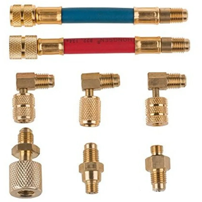 Car-Styling Car A/C Air Conditioner Refrigeration Converting Adapter Connector Hose Set Kit R134A R12
Car-Styling Car A/C Air Conditioner Refrigeration Converting Adapter Connector Hose Set Kit R134A R12