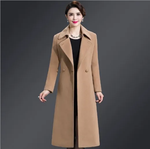 Women's Overcoat 2018 Autumn Winter Cashmere Coat Turn-Down Windbreak Soft Coat Outwear Clothing Black Red Blue Khaki Purple 4XL
Women's Overcoat 2018 Autumn Winter Cashmere Coat Turn-Down Windbreak Soft Coat Outwear Clothing Black Red Blue Khaki Purple 4XL