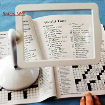 Eye Magnifying Glass Glasses Magnifier with Illumination Rotation Rotary Reading Brighter Viewer Desktop Large Screen 2LED 3X
Eye Magnifying Glass Glasses Magnifier with Illumination Rotation Rotary Reading Brighter Viewer Desktop Large Screen 2LED 3X