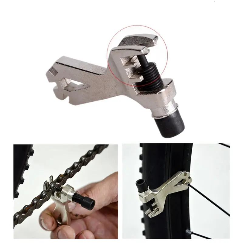 

Mini Chain Cutter Comfortable Handling Steel Bike Bicycle Cycle Chain Pin Remover Link Breaker Splitter Extractor Tool Kit 7