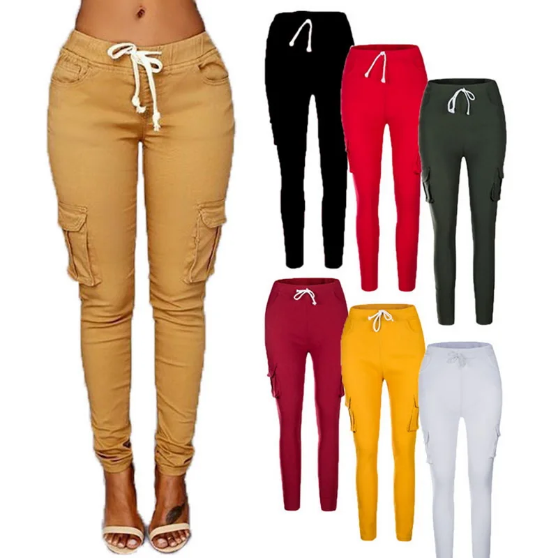 WENYUJH 2019 Spring Ladies Pants Lace up Women Casual Pencil Pants Female High Waist Pant Multi-Pocket Joggers Sweatpants
WENYUJH 2019 Spring Ladies Pants Lace up Women Casual Pencil Pants Female High Waist Pant Multi-Pocket Joggers Sweatpants