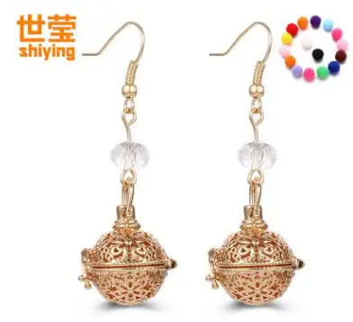 shiying (random 5 pair soft ball )small rose with pattern openable cage Hollow Out Perfume Essential Oil Diffuser Earrings
shiying (random 5 pair soft ball )small rose with pattern openable cage Hollow Out Perfume Essential Oil Diffuser Earrings