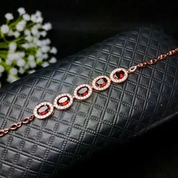 shilovem 925 sterling silver real garnet link bracelets fine jewelry classic women plant gift new party 4*6mm bl040601ags
shilovem 925 sterling silver real garnet link bracelets fine jewelry classic women plant gift new party 4*6mm bl040601ags