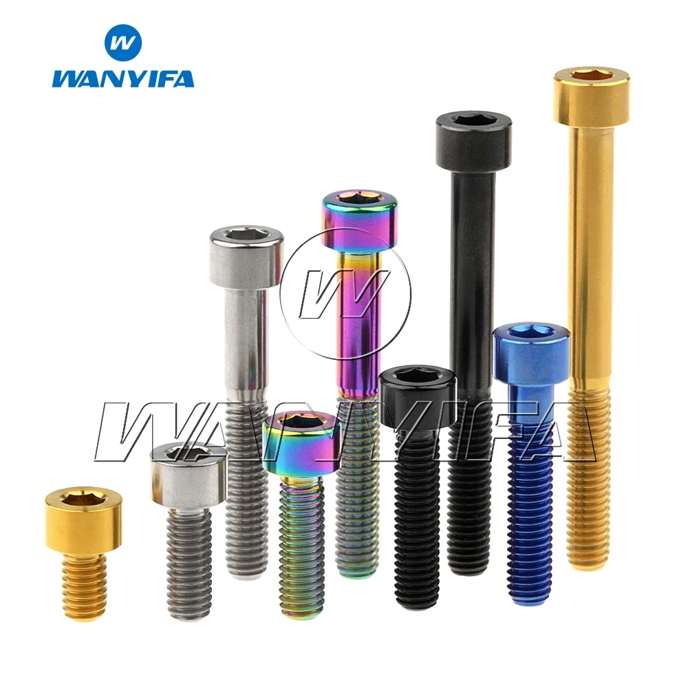 Wanyifa Titanium Bolts Screws M5 x 10 12 16 18 20 25 30 35mm Stigma for Bicycle Brake
Wanyifa Titanium Bolts Screws M5 x 10 12 16 18 20 25 30 35mm Stigma for Bicycle Brake