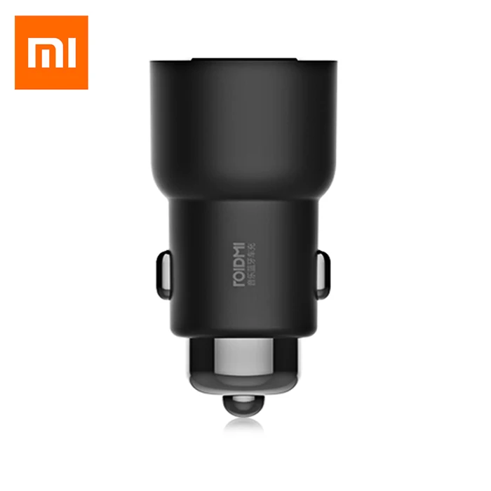 

Original Xiaomi ROIDMI 3S Dual USB Ports 3.4A Bluetooth Music Car Charger MP3 FM Transmitter Charging for Phones Black White