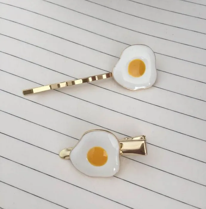 Drop Shipping 2016 New Arrival Omelette Poached Eggs Fun Hairpin Side Clip Hair Accessories Bobby Pin for Women Girl
Drop Shipping 2016 New Arrival Omelette Poached Eggs Fun Hairpin Side Clip Hair Accessories Bobby Pin for Women Girl