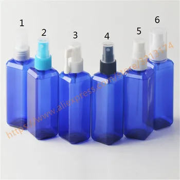 100ml blue square PET bottle with plastic sprayer.mist PET bottle. travel refillable perfume container
100ml blue square PET bottle with plastic sprayer.mist PET bottle. travel refillable perfume container