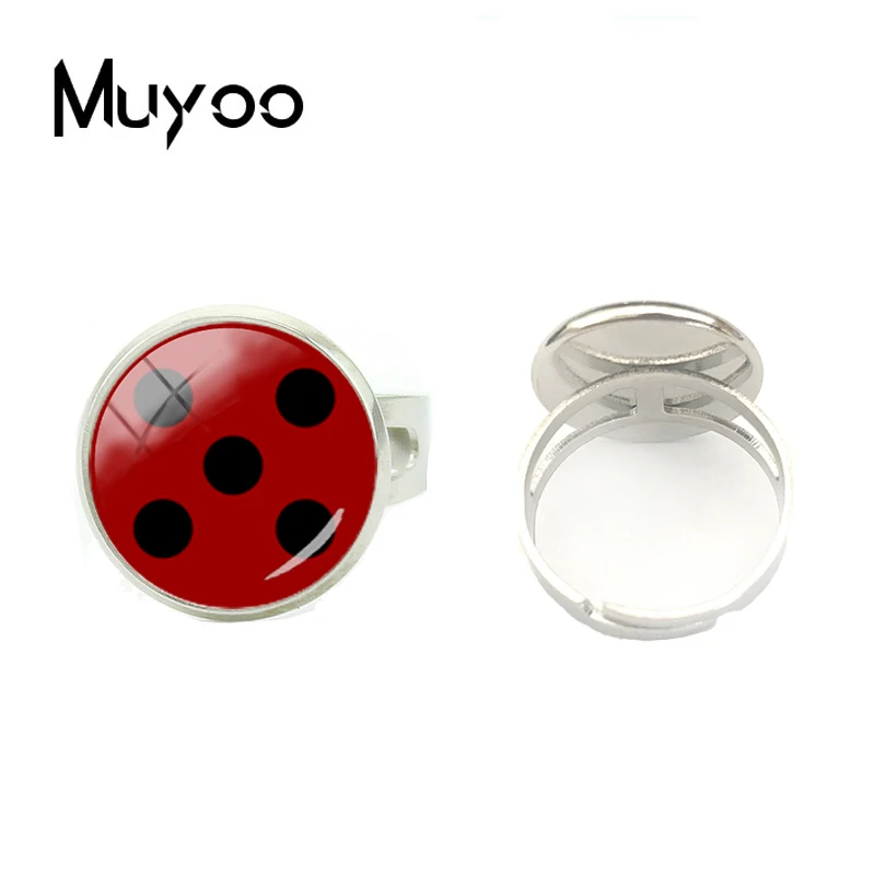 2018 Adjustable Ring Ladybug Dog Paw Black Cats Silver Glass Round Cabochon Ring Handmade Gift
2018 Adjustable Ring Ladybug Dog Paw Black Cats Silver Glass Round Cabochon Ring Handmade Gift