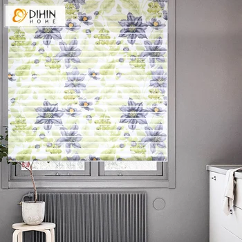 Pastoral Floral Printed Window Curtains Shangri-La Blind Customized Window Rollor Blind For Living Room
Pastoral Floral Printed Window Curtains Shangri-La Blind Customized Window Rollor Blind For Living Room