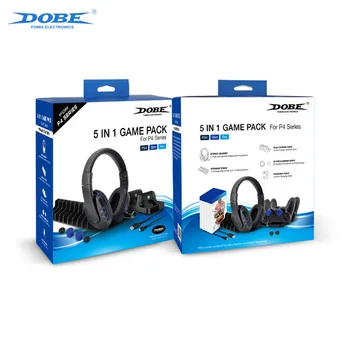 5 in 1 Set Dual Charge Dockx1+Pro& Base Gripx2+Charging Cablex1+Stereo Headsetx1+Storage Standx1 for PlayStation4 PS4/SLIM/PRO
5 in 1 Set Dual Charge Dockx1+Pro& Base Gripx2+Charging Cablex1+Stereo Headsetx1+Storage Standx1 for PlayStation4 PS4/SLIM/PRO