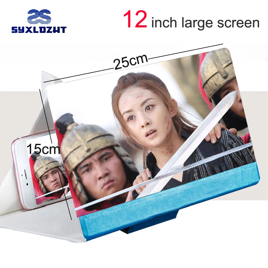 12" 3D Phone Screen Magnifier French Fresnel Acrylic Lens HD Mobile Enlarger Suitable For Video Movie Smartphone Desktop Stand
12" 3D Phone Screen Magnifier French Fresnel Acrylic Lens HD Mobile Enlarger Suitable For Video Movie Smartphone Desktop Stand