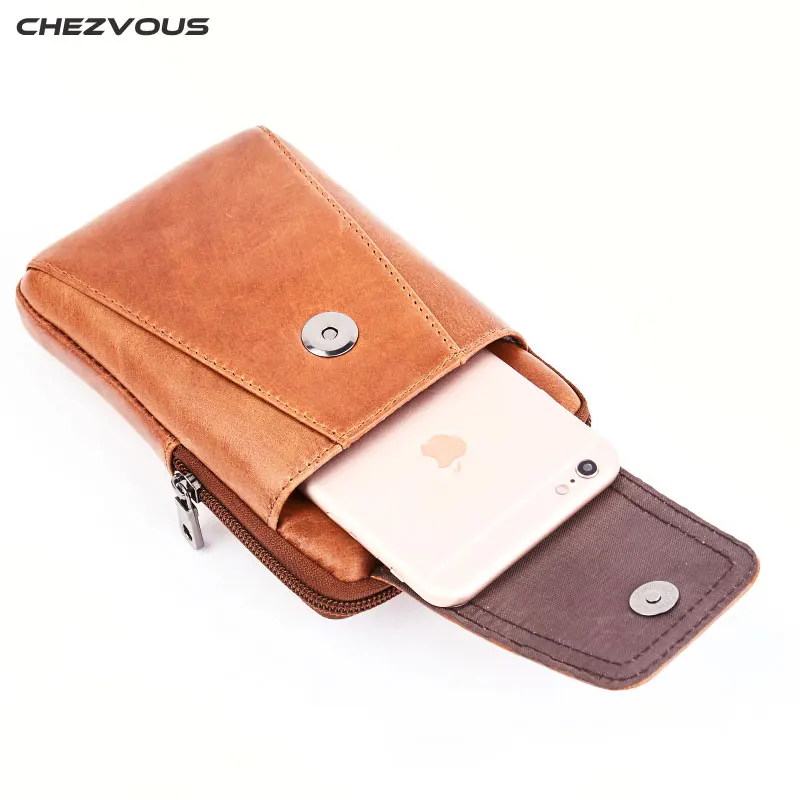 CHEZVOUS Mobile Phone Bag for iPhone 7 8 6 plus X Genuine Leather Phone Pouch for Samsung S8 S7 S6/S8 Plus Belt Pouch 6.0 inch
CHEZVOUS Mobile Phone Bag for iPhone 7 8 6 plus X Genuine Leather Phone Pouch for Samsung S8 S7 S6/S8 Plus Belt Pouch 6.0 inch