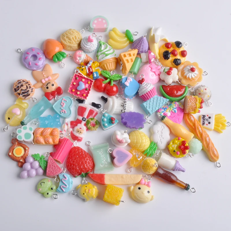 10pcs New resin kawaii cabochon charms craft jewelry simulated food pendant decoration model DIY simulation Earrings accessories
10pcs New resin kawaii cabochon charms craft jewelry simulated food pendant decoration model DIY simulation Earrings accessories