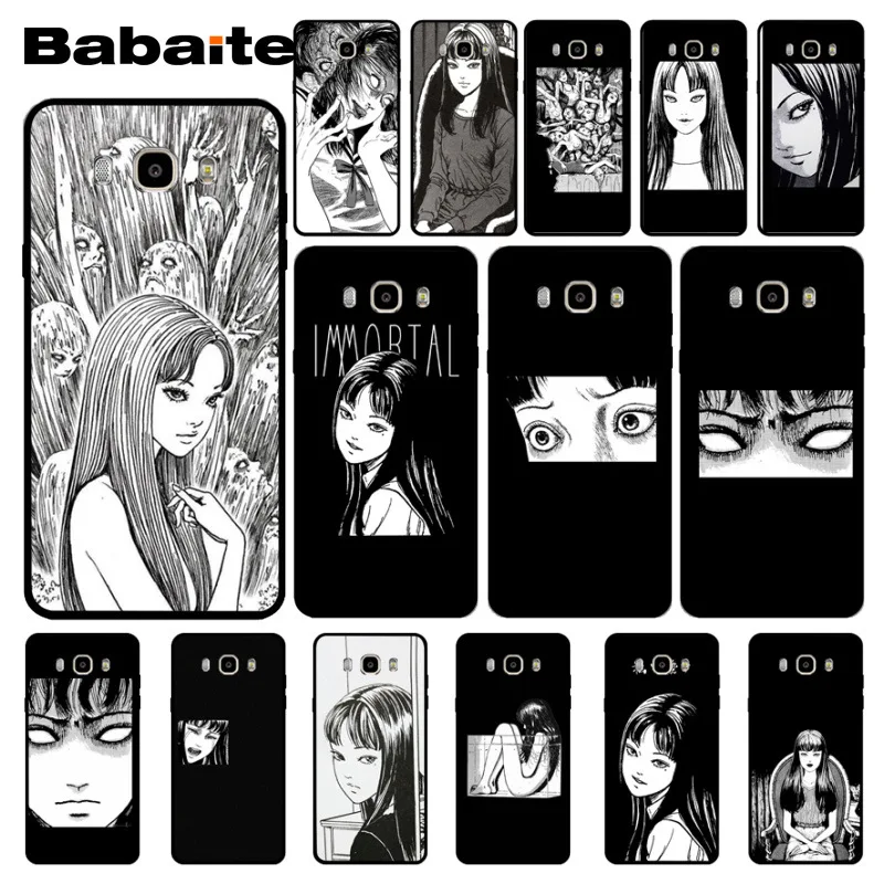 Черный чехол для телефона Babaite из ТПУ с японским ужасом и комиксом samsung J510 j1 j3 j7 note 3