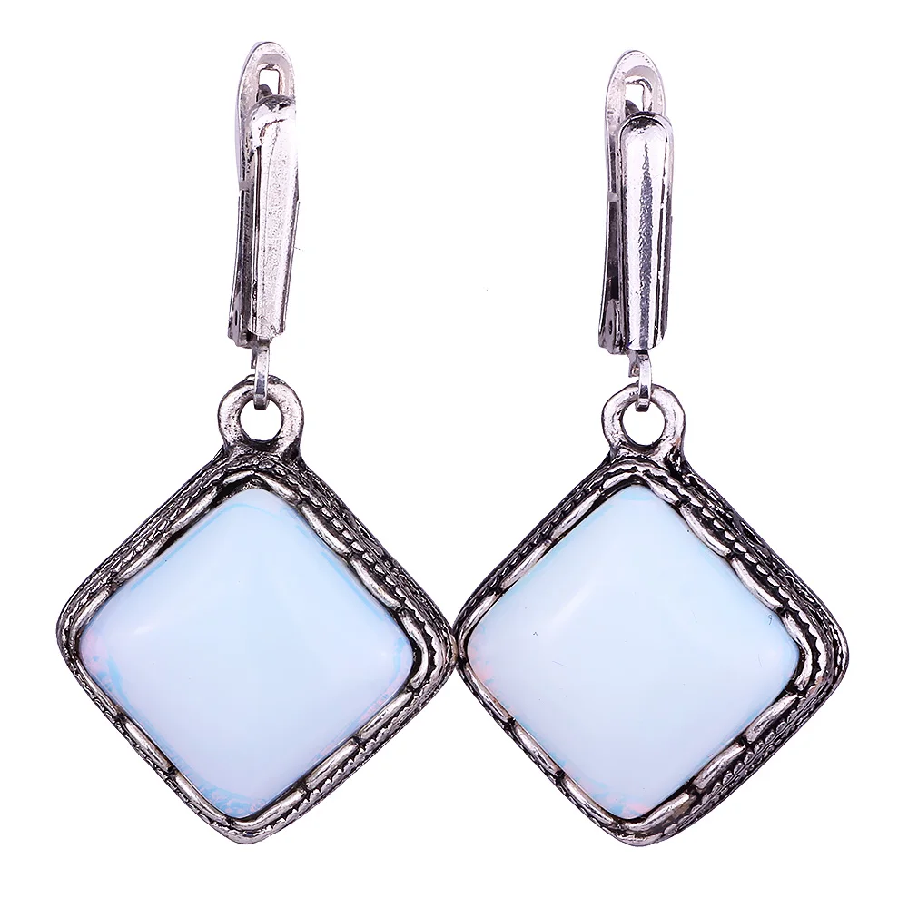 FARLENA Jewelry Ancient Silver plated Geometric Shape Drop Earrings with Natural stone Retro Purple Crystal Earrings Gift
FARLENA Jewelry Ancient Silver plated Geometric Shape Drop Earrings with Natural stone Retro Purple Crystal Earrings Gift