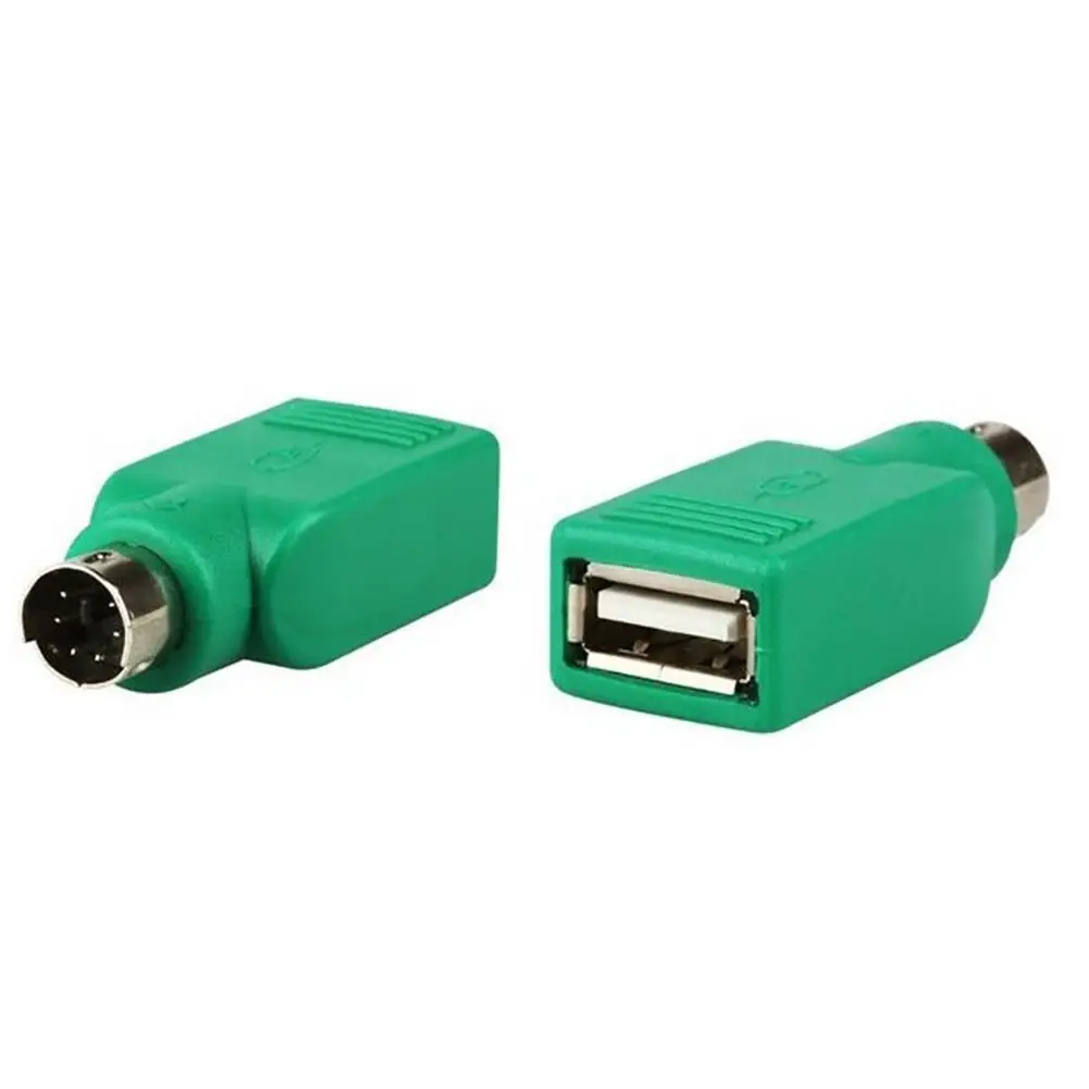 2Pcs USB Female to Male Adapter Converter for PS2 Computer Keyboard Mouse 
2Pcs USB Female to Male Adapter Converter for PS2 Computer Keyboard Mouse