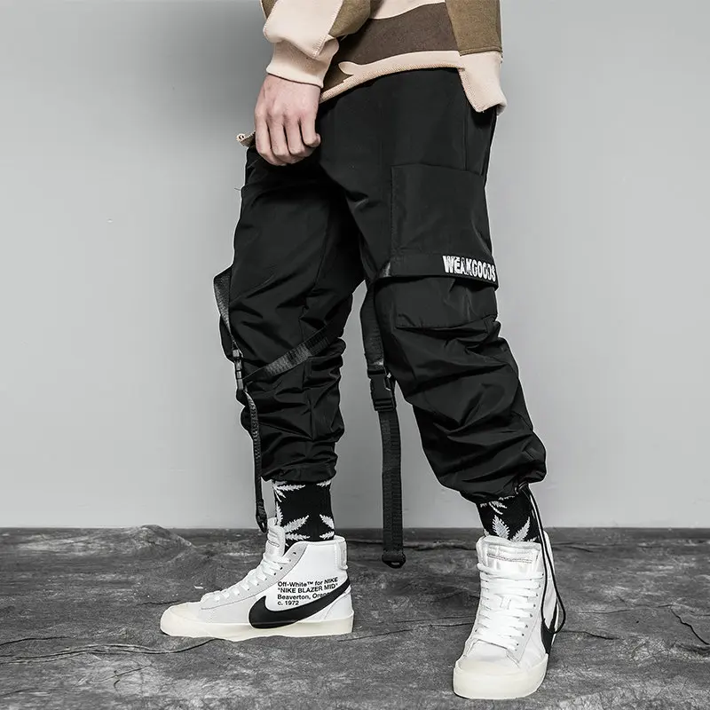 2019 New Autumn Hip Hip Pants Vintage Black Cargo Harem Pant Streetwear Ribbon Harajuku Jogger Sweatpant Trousers LBZ127
2019 New Autumn Hip Hip Pants Vintage Black Cargo Harem Pant Streetwear Ribbon Harajuku Jogger Sweatpant Trousers LBZ127