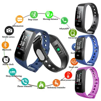 CK17S Smart Bracelet Blood Pressure Heart Rate Monitor Fitness Tracker Waterproof Smart Band Sport Watch for IOS Android
CK17S Smart Bracelet Blood Pressure Heart Rate Monitor Fitness Tracker Waterproof Smart Band Sport Watch for IOS Android