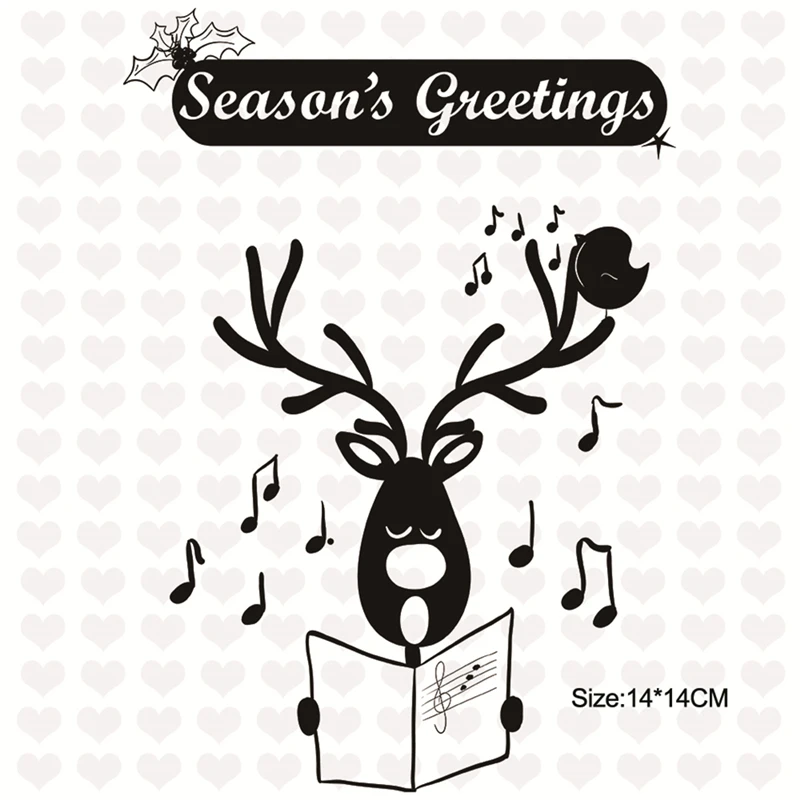 Naifumodo Deer Metal Cutting Dies And Clear Stamps Scrapbooking Card Christmas Season's Greetings Die Cuts Diy Stencil Craft
Naifumodo Deer Metal Cutting Dies And Clear Stamps Scrapbooking Card Christmas Season's Greetings Die Cuts Diy Stencil Craft