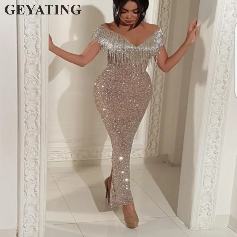 Glitter V Neck Straight Saudi Arabia Evening Dress Dubai Muslim Sequined Formal Party Gowns Prom Dresses Moroccan Kaftans Gowns
Glitter V Neck Straight Saudi Arabia Evening Dress Dubai Muslim Sequined Formal Party Gowns Prom Dresses Moroccan Kaftans Gowns