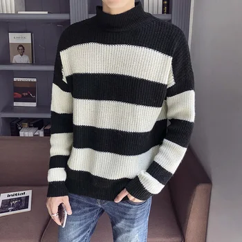 autumn winter christmas sweater men turtleneck clothes 2019 fashion warm mens sweater for men pullover striped loose thick SC86
autumn winter christmas sweater men turtleneck clothes 2019 fashion warm mens sweater for men pullover striped loose thick SC86