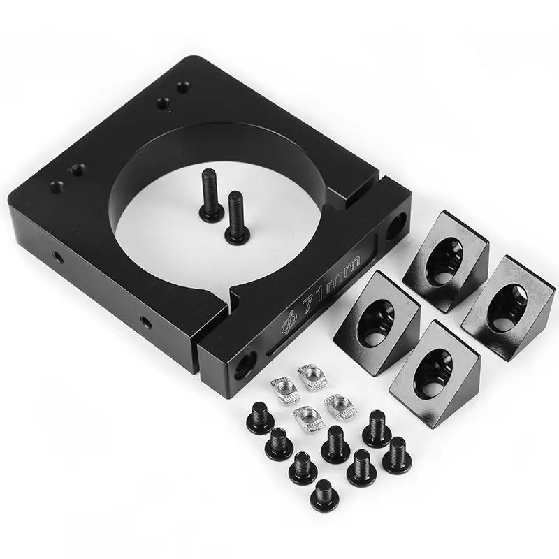 EastVita Router Spindle Mount Kit 52mm 65mm 71mm Diameter for CNC C-BEAM Machine DIY Parts
EastVita Router Spindle Mount Kit 52mm 65mm 71mm Diameter for CNC C-BEAM Machine DIY Parts