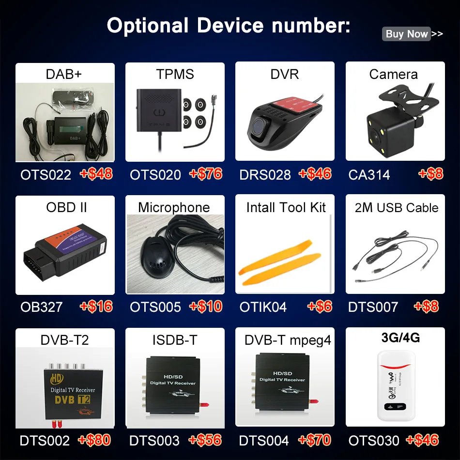 The Link to Pay Extra cost of the Optional Related Products for WPSKIS Android Car DVD Navigation
The Link to Pay Extra cost of the Optional Related Products for WPSKIS Android Car DVD Navigation