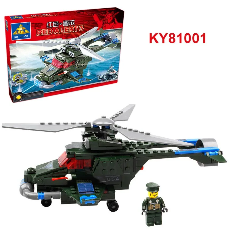 Red Alert 3 USA Flash Freeze Airplane Military Model Building Blocks Toy Solider figure Bricks KY81001
Red Alert 3 USA Flash Freeze Airplane Military Model Building Blocks Toy Solider figure Bricks KY81001