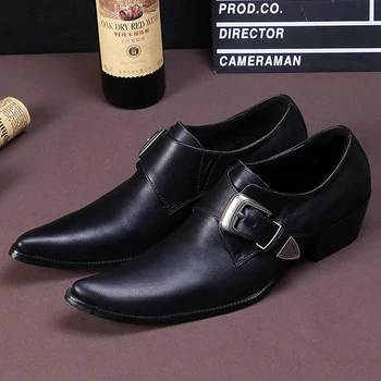 Plus Size Vintage Pointed Toe Monk Strap Man Modern Footwear Genuine Leather Handmade Wedding Party Men's Runway Shoes SL399
Plus Size Vintage Pointed Toe Monk Strap Man Modern Footwear Genuine Leather Handmade Wedding Party Men's Runway Shoes SL399