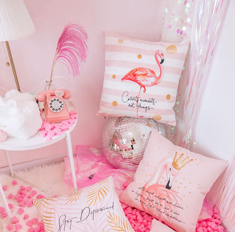 Northern Europe pink small Flamingo pillow ins explosion car sofa cushion decorative pillow, waist pillow
Northern Europe pink small Flamingo pillow ins explosion car sofa cushion decorative pillow, waist pillow