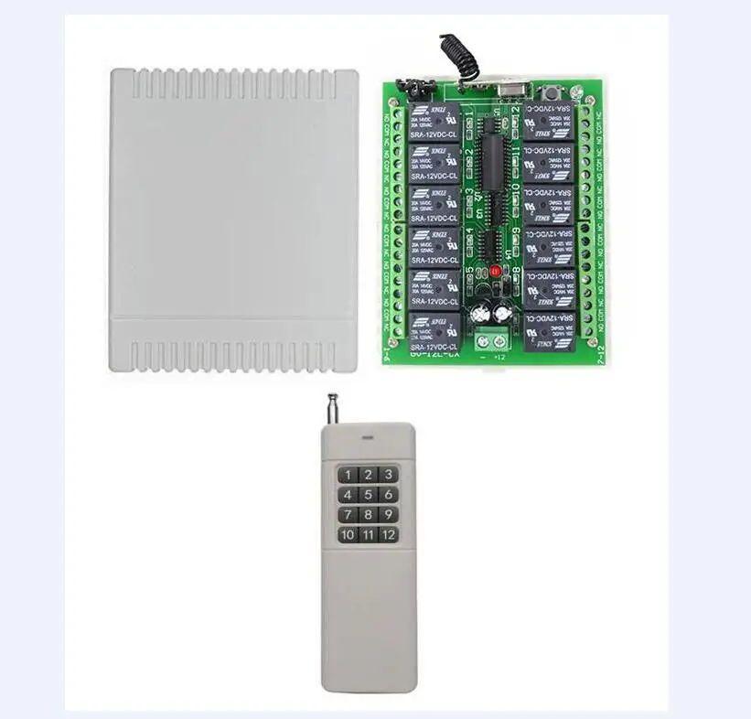 update 3000M Long Range DC12V 12 V 12 CH 12CH RF Wireless Remote Control Switch System,315/433.92 Mhz,Transmitter + Receiver
update 3000M Long Range DC12V 12 V 12 CH 12CH RF Wireless Remote Control Switch System,315/433.92 Mhz,Transmitter + Receiver
