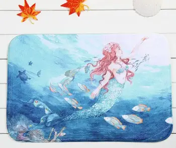 40*60cm Mermaid Bath Mats Anti-Slip Rugs Coral Fleece Water Carpet For Bathroom Bedroom Doormat Online
40*60cm Mermaid Bath Mats Anti-Slip Rugs Coral Fleece Water Carpet For Bathroom Bedroom Doormat Online