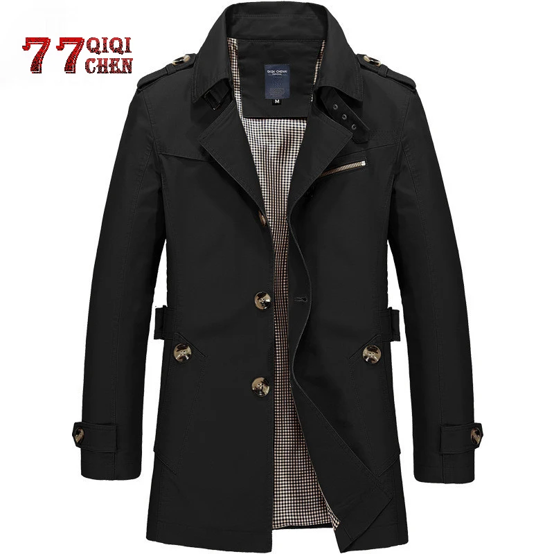 Casual Jackets Coat Men Plus Size M-5XL Men's Trench Coat men 2019 Autumn Winter Cotton Fabric Trenchcoat Masculina Windbreaker
Casual Jackets Coat Men Plus Size M-5XL Men's Trench Coat men 2019 Autumn Winter Cotton Fabric Trenchcoat Masculina Windbreaker