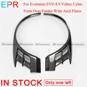 For Evolution EVO 8 9 Voltex Cyber Carbon Fiber Front Over Fender Wide Arch Flares Accessories Body Kit
For Evolution EVO 8 9 Voltex Cyber Carbon Fiber Front Over Fender Wide Arch Flares Accessories Body Kit
