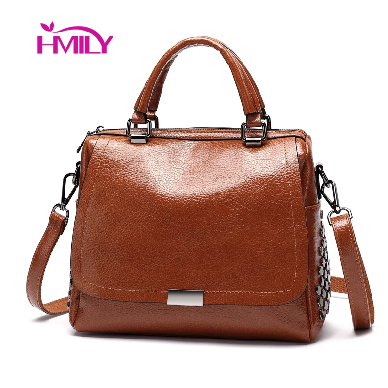 HMILY All-match Women Handbags PU Leather Ladies Messenger Bag High Capacity Female Shoulder Bags Fashion Handbags Retro Style
HMILY All-match Women Handbags PU Leather Ladies Messenger Bag High Capacity Female Shoulder Bags Fashion Handbags Retro Style