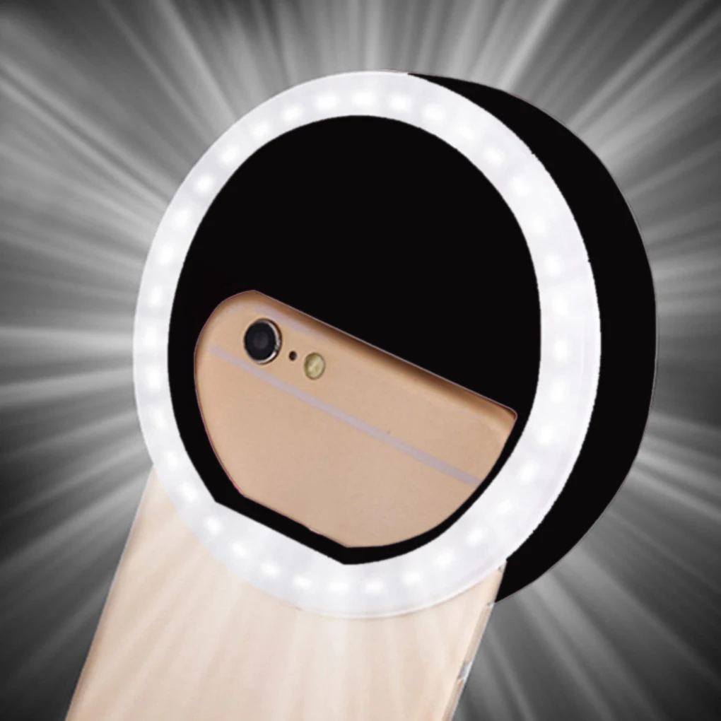 Universal Round LED Light Selfie Ring Light Portable Fill Light 3 Colors for Smartphones iPhone Samsung Xiaomi Huawei
Universal Round LED Light Selfie Ring Light Portable Fill Light 3 Colors for Smartphones iPhone Samsung Xiaomi Huawei