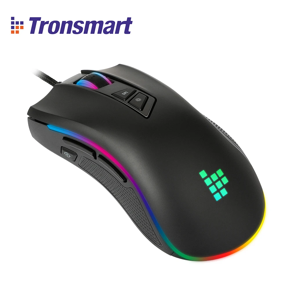 Original Tronsmart TG007 Wired Gaming Mouse with 16.8 Million RGB 9 Programmable Buttons 7200 DPI & Sniper Button for PC Games
Original Tronsmart TG007 Wired Gaming Mouse with 16.8 Million RGB 9 Programmable Buttons 7200 DPI & Sniper Button for PC Games