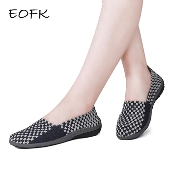 EOFK 2020 Summer Breathable Women Woven Shoes Hand Handmade Elastic Woven Flat slip on Nylon Plaid Flats Shoes Woman
EOFK 2020 Summer Breathable Women Woven Shoes Hand Handmade Elastic Woven Flat slip on Nylon Plaid Flats Shoes Woman