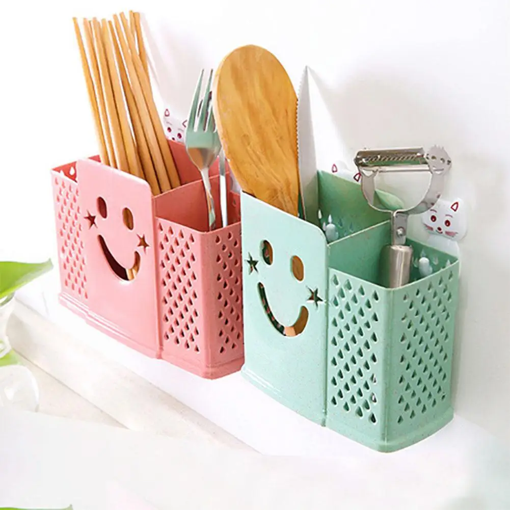 New None Multifunction Smiling Face Drain Chopsticks Cage Storage Rack for Cutlery Organize 2019
New None Multifunction Smiling Face Drain Chopsticks Cage Storage Rack for Cutlery Organize 2019