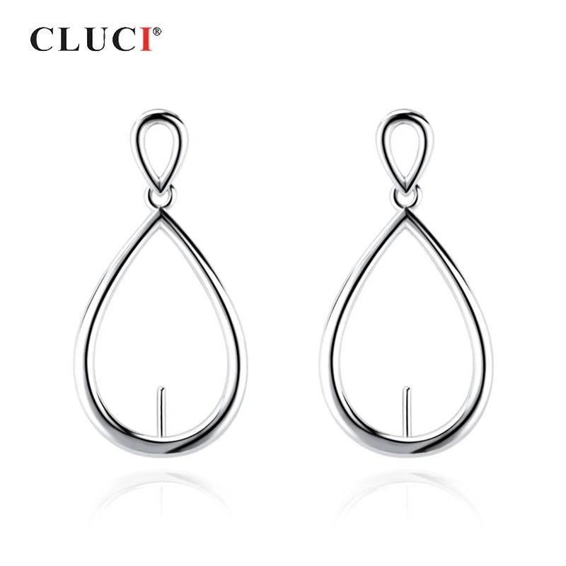 CLUCI Simple Silver 925 Oval Earrings for Women Wedding Sterling Silver Classic Pearl Ring Mounting Jewelry SE152SB
CLUCI Simple Silver 925 Oval Earrings for Women Wedding Sterling Silver Classic Pearl Ring Mounting Jewelry SE152SB