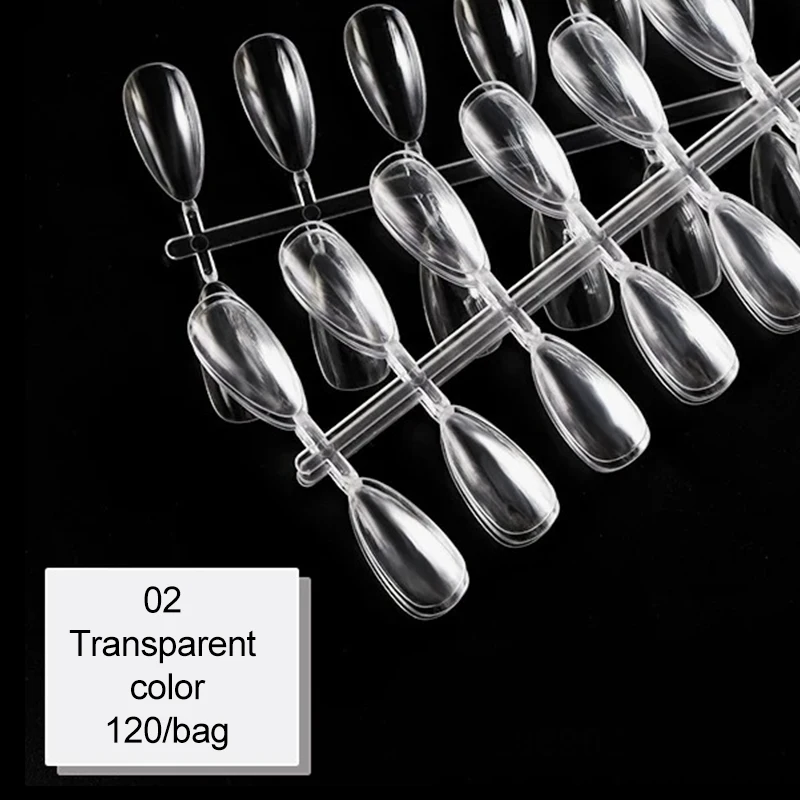 120Pcs/Bag Nails Fake Coffin Natural Transparent Full Cover Acrylic False Nail Tips 10 Sizes DIY Nail Art Design Tools
120Pcs/Bag Nails Fake Coffin Natural Transparent Full Cover Acrylic False Nail Tips 10 Sizes DIY Nail Art Design Tools