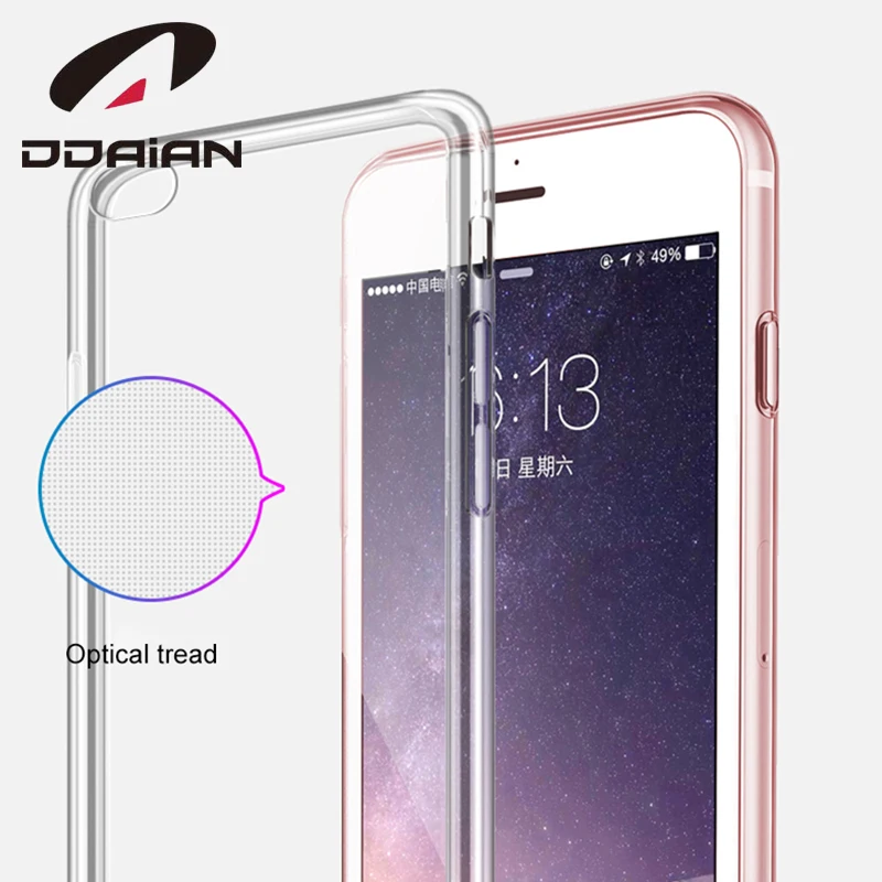 Ddaian for iPhone 6 Case Ultra Thin Soft Mobile Phone Protective Tpu Cases Anti-knock Transparent Dirt-resistant Shell
Ddaian for iPhone 6 Case Ultra Thin Soft Mobile Phone Protective Tpu Cases Anti-knock Transparent Dirt-resistant Shell