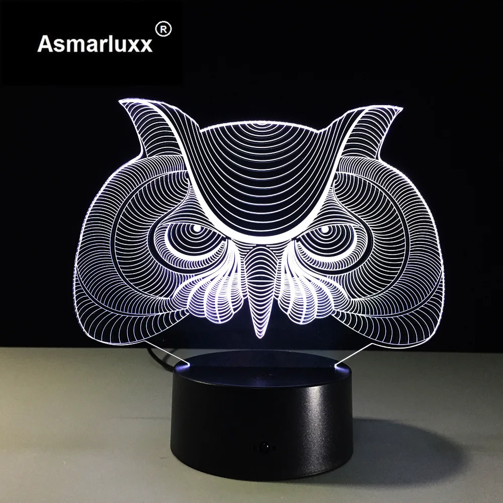 Asmarluxx 3d led lamp9108