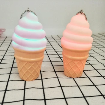 Novelty Ice Cream Shaped Led Nightlight Desk Table Ligh Kids Bedroom Decoration Key Chains Keyring Lamp Decor
Novelty Ice Cream Shaped Led Nightlight Desk Table Ligh Kids Bedroom Decoration Key Chains Keyring Lamp Decor