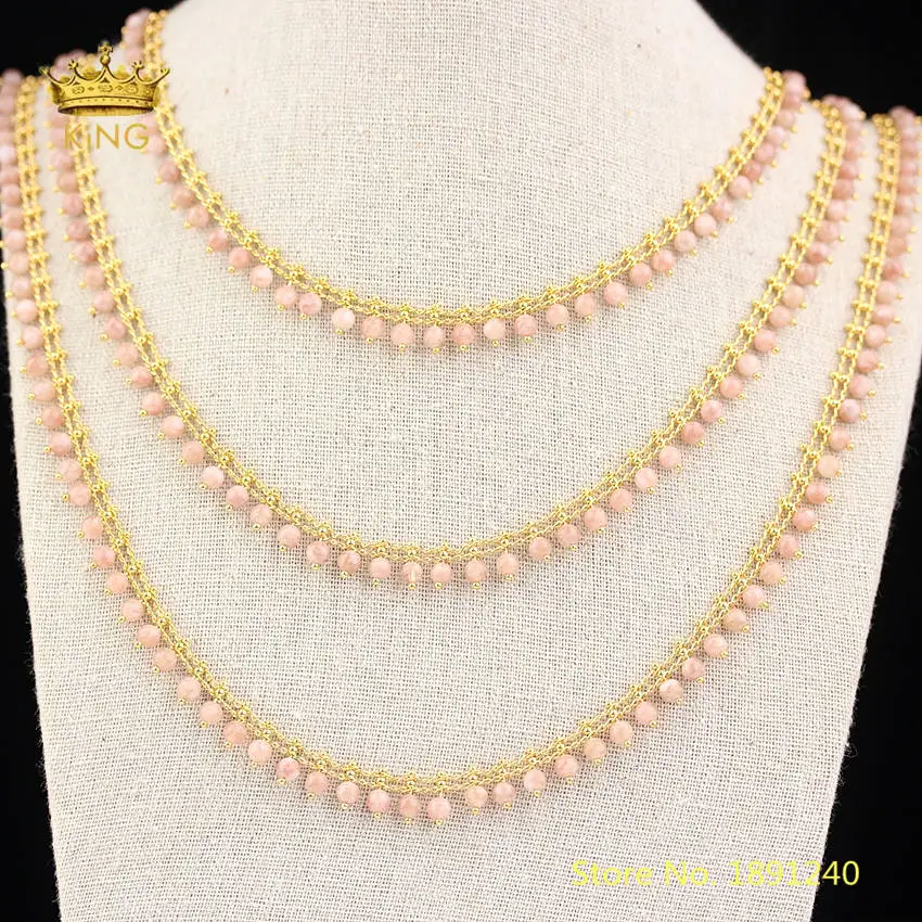 5meters 4mm Smooth Sunstones Round Beads Chains Handmade Chokers,Natural Sun Jaspers Beaded Chains Healing Fine Necklace HX215
5meters 4mm Smooth Sunstones Round Beads Chains Handmade Chokers,Natural Sun Jaspers Beaded Chains Healing Fine Necklace HX215