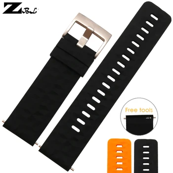 24mm watch strap Silcone rubber watchband sport bracelet band for suunto spartan strap waterproof yellow|black color belt
24mm watch strap Silcone rubber watchband sport bracelet band for suunto spartan strap waterproof yellow|black color belt