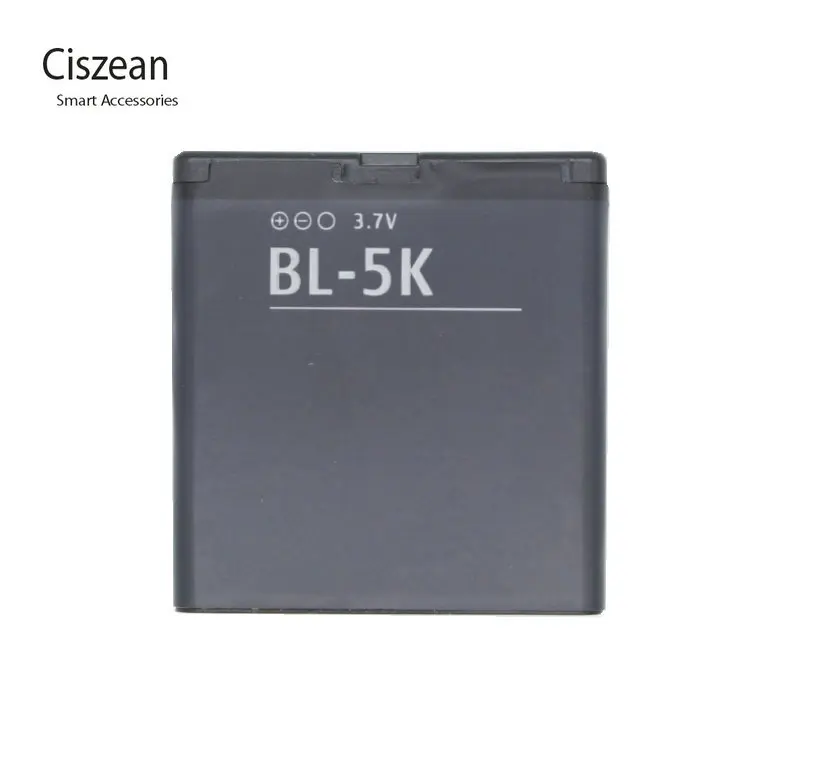 

Ciszean 1x 3.7V 1200mAh BL-5K Phone Replacement Battery for Nokia N85 N86 N87 8MP 701 X7 X7 00 C7 C7-00S Oro X7-00 2610S T7 BL5K