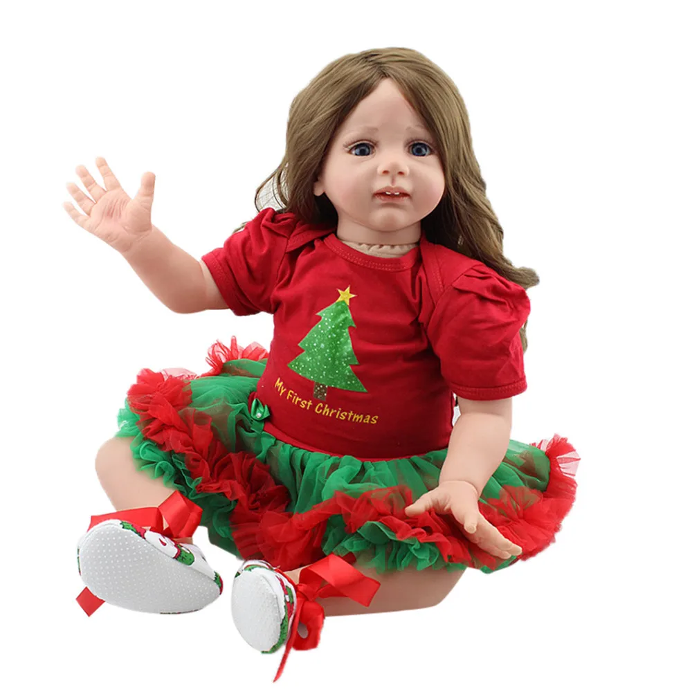 Realistic Reborn Doll 60CM Reborn Doll Lifelike Soft Vinyl Silicone Xmas Present
Realistic Reborn Doll 60CM Reborn Doll Lifelike Soft Vinyl Silicone Xmas Present